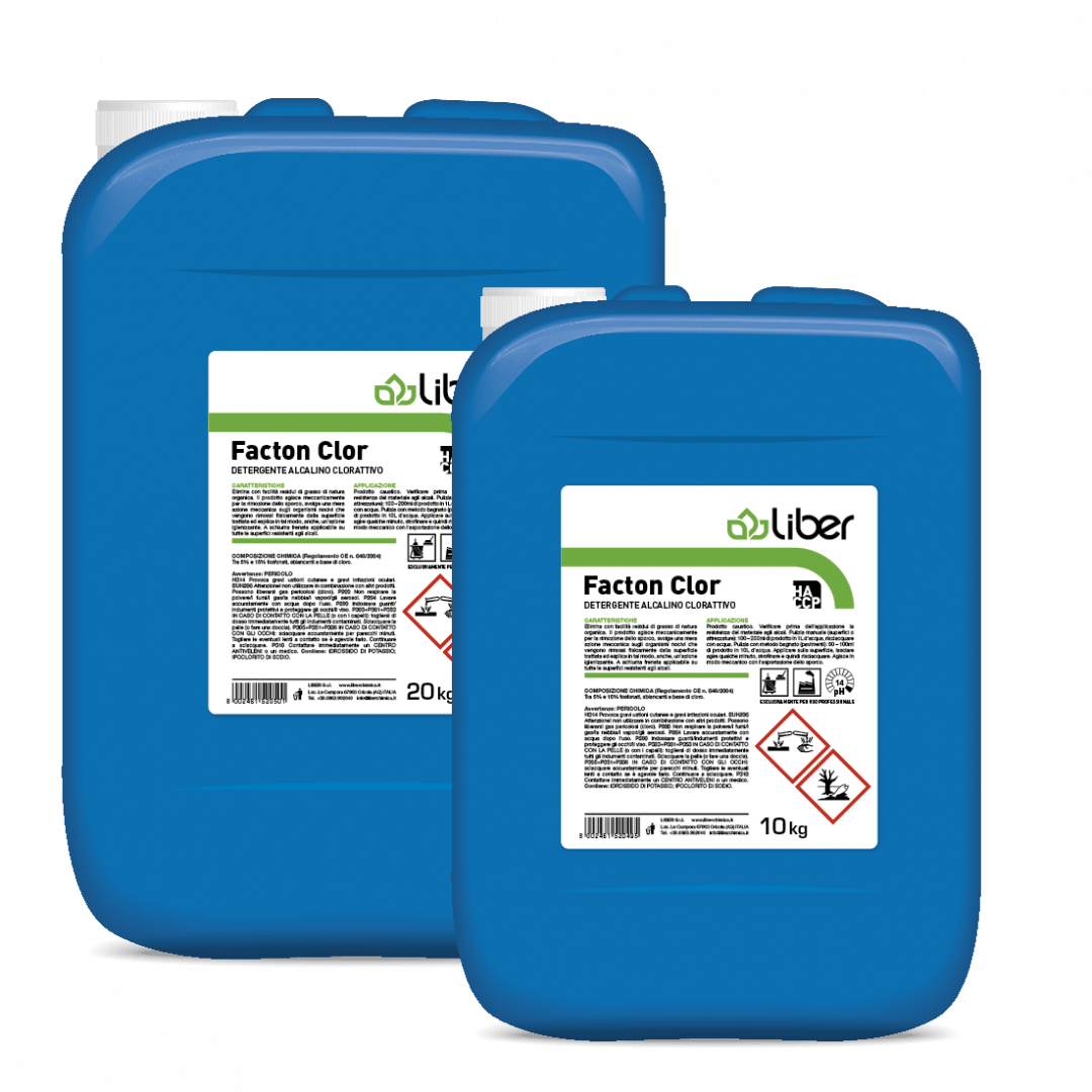 Detergent alcalin cloractiv Facton Clor 10L