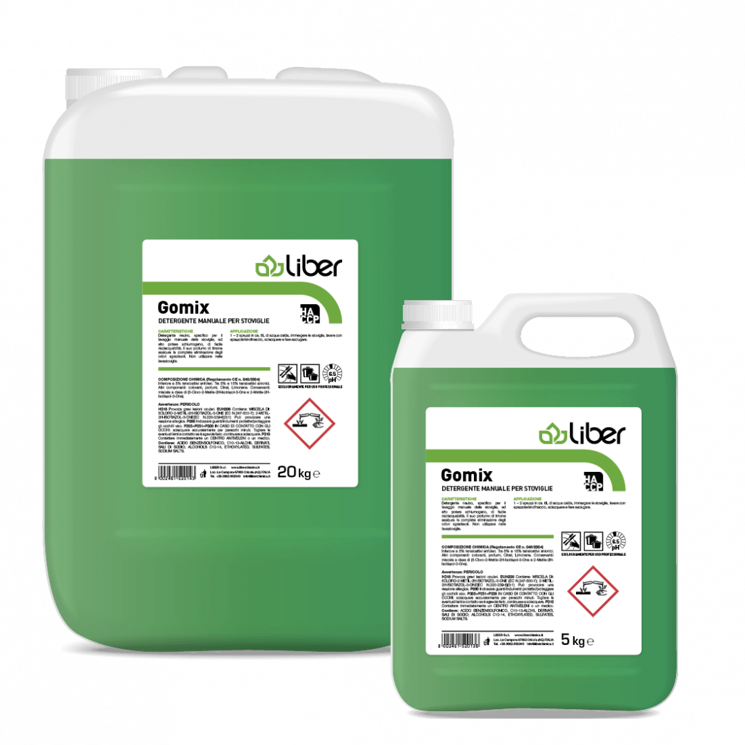 Detergent manual vase Gomix 5L