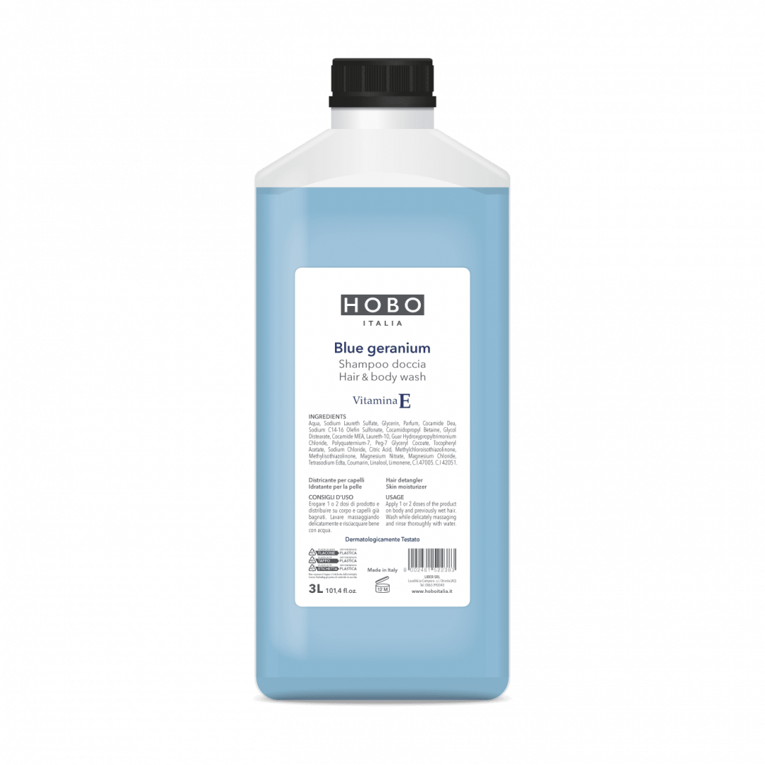 Hair & body wash Blue geranium 3L
